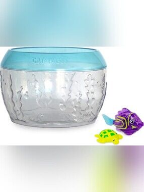 Catstages Meow-smerizing Fish Bowl Interactive Cat Toy-Electronic Swimming Fish